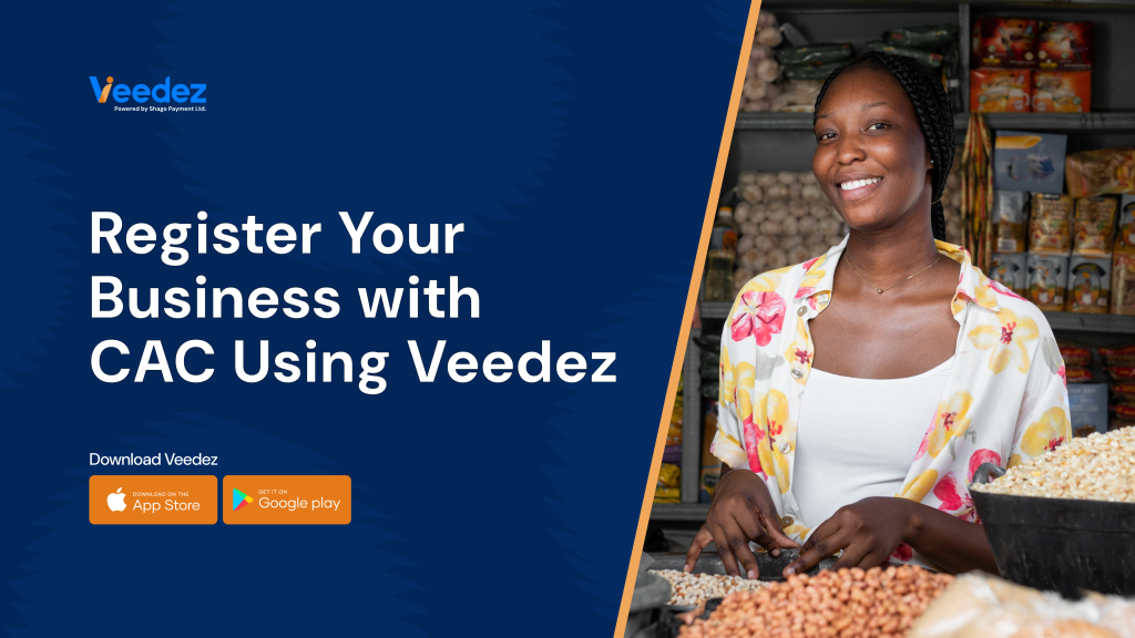 An image with the text How to Register Your Business with CAC on Veedez